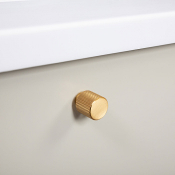 Knopp Helix - 20mm - Mässing