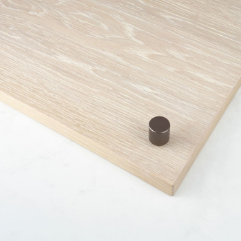 Knopp Helix - 20mm - Mörk Brons