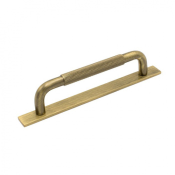 Handtag Helix/Bricka - 128mm - Antik Brons