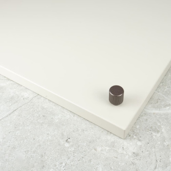 Knopp Helix Stripe - 20mm - Mörk Brons