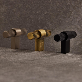 Knopp T Helix Stripe - Antik Brons