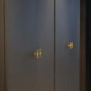 Knopp T Helix Stripe - Mässing