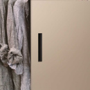 Infällnadshandtag Cubic - 160mm - Mattsvart