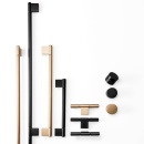 Knopp Point - Ø40mm - Borstad Svart 