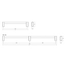 Handtag Linkk - Borstad Svart