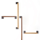 Handtag Duo Mini - Valnöt/Lavagrå 