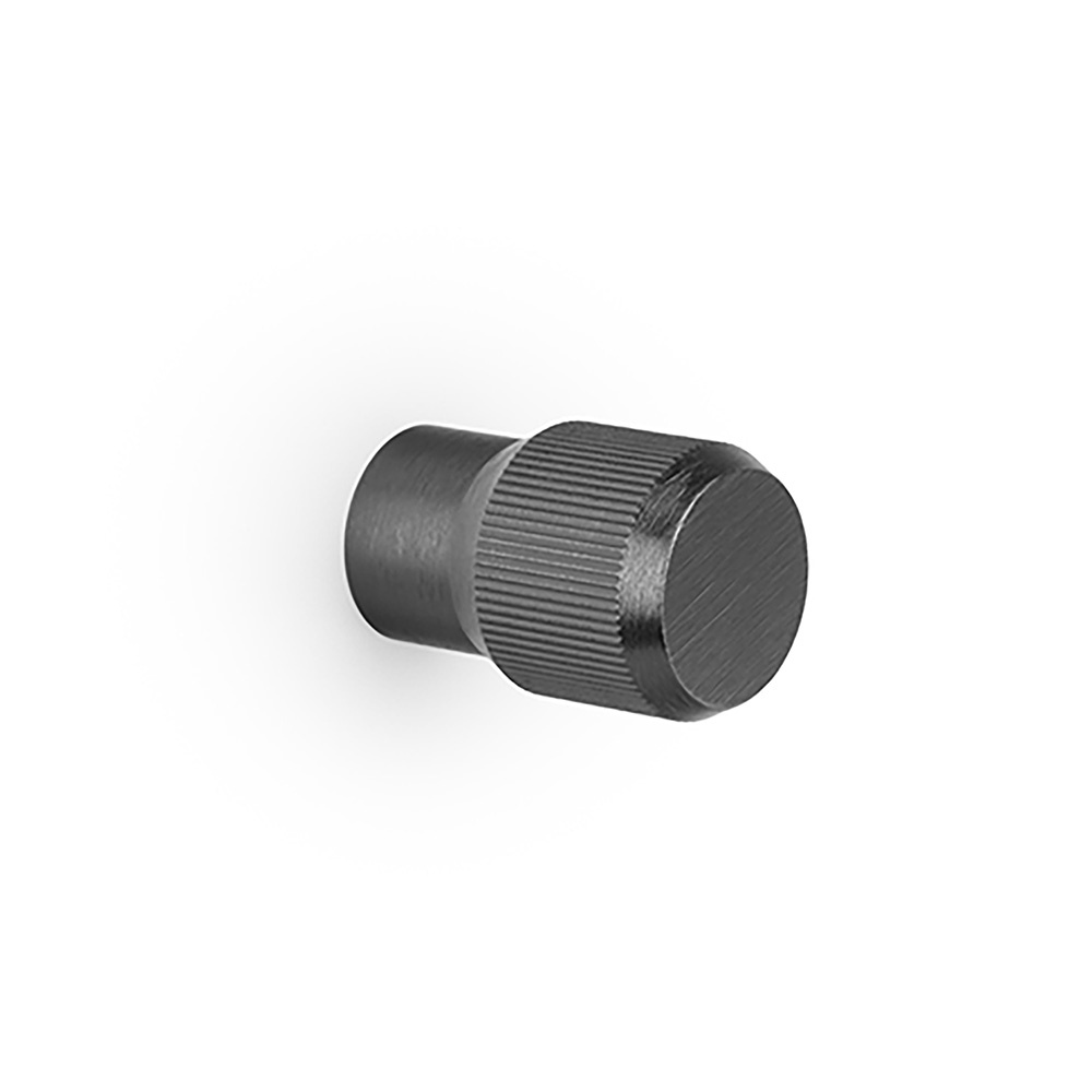 Knopp Brooklyn Ø20mm - Borstad Titansvart