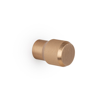 Knopp Brooklyn Ø20mm - Mörk Borstad Mässing