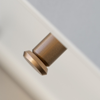 Knopp Fase Ø23mm - Mörk Borstad Mässing