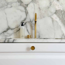 Knopp Dalby - Polerad Obehandlad Mässing