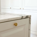 Knopp Dalby - Polerad Obehandlad Mässing