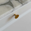 Knopp Dalby - Polerad Obehandlad Mässing