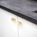 Knopp Dalby - Polerad Mässing