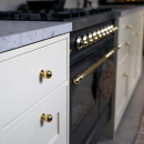 Knopp Solliden - Polerad Mässing