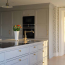 Knopp Solliden - Polerad Obehandlad Mässing