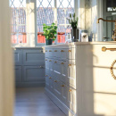 Knopp Solliden - Polerad Obehandlad Mässing