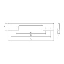 Handtag Laia Mini - 160/192mm - Mattsvart