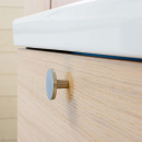 Knopp Como Big - Rostfritt Stål Finish