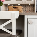 Knopp Como Big - Rostfritt Stål Finish