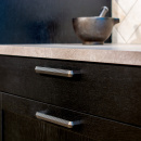 Handtag Lines - 160mm -  Mattborstad Antracit