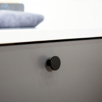 Knopp Como - Rostfritt Stål Finish