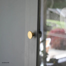 Knopp Como - Borstad Mässing