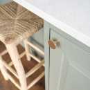 Knopp Como Big - Polerad Mässing