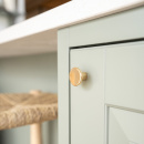 Knopp Como - Polerad Mässing