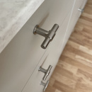 Knopp T-type - Rostfritt Stål Finish