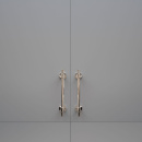 Handtag Uniform - 128mm - Förnicklad