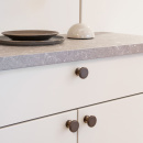 Knopp Uno - Brunerad Mässing