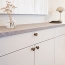 Knopp Uno - Brunerad Mässing