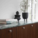 Knopp Uno - Borstad Rostfritt