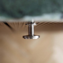 Knopp Uno - Borstad Rostfritt