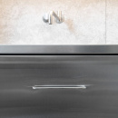 Handtag Spira - Förnicklad