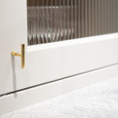 Knopp T Spira - Polerad Mässing