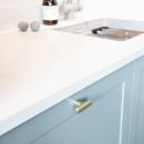 Knopp T Ethel - Borstad Mässing