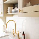 Knopp T Oliver - Borstad Mässing