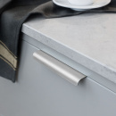 Profilhandtag Lip - Borstad Rostfritt