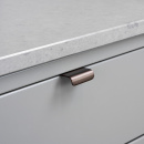 Profilhandtag Lip - Brunerad Mässing