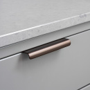 Profilhandtag Lip - Brunerad Mässing