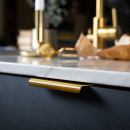 Profilhandtag Lip - 40mm - Polerad Koppar