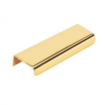 Profilhandtag Lip - 120mm - Polerad Mässing