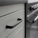 Handtag Provence - 160mm - Gjutjärn Svart