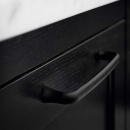 Handtag Provence - 160mm - Gjutjärn Svart