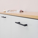 Handtag Pen - 128mm - Gjutjärn Svart