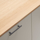 Handtag Pen - 128mm - Gjutjärn Svart