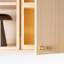 Knopp Solo - 21mm - Polerad Mässing