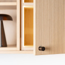 Knopp Solo - 21mm - Brunerad Mässing