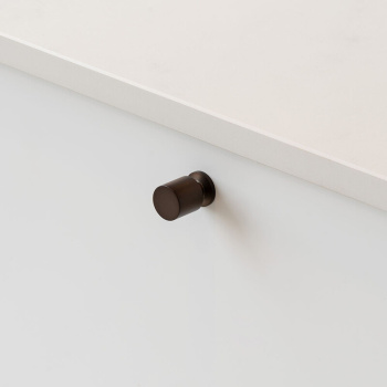 Knopp Solo - 21mm - Brunerad Mässing